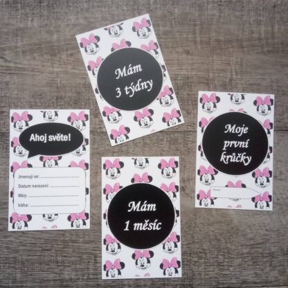 Milníkové kartičky minnie - Obrázek 2