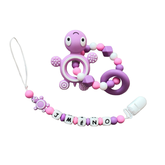 Želva fialová/růžová