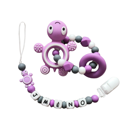 Želva fialová/šedá