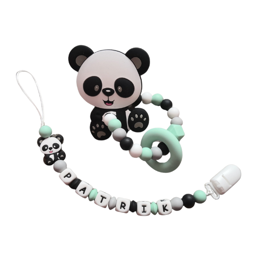 Panda černá/mint/světle šedá
