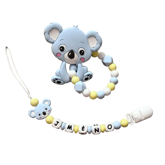 Koala modrá/světle žlutá